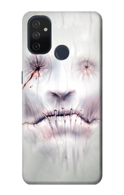 W0884 Horror Face Hard Case and Leather Flip Case For OnePlus Nord N100