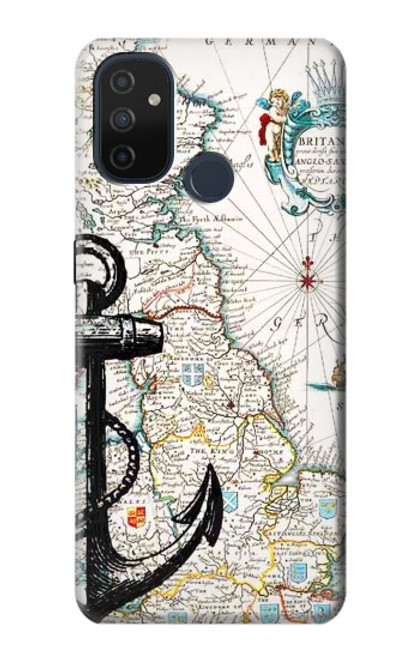 W1962 Nautical Chart Hard Case and Leather Flip Case For OnePlus Nord N100