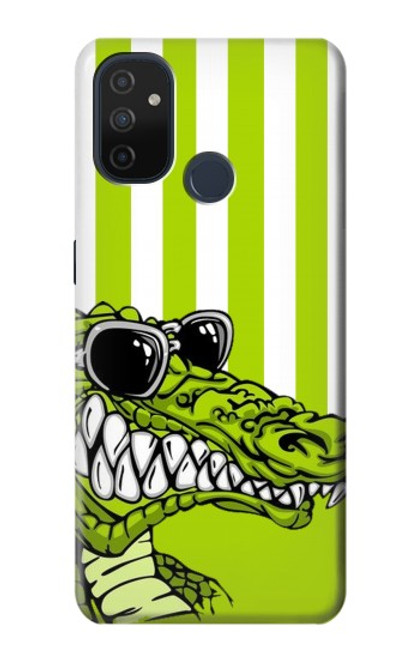 W2323 Funny Green Alligator Crocodile Hard Case and Leather Flip Case For OnePlus Nord N100