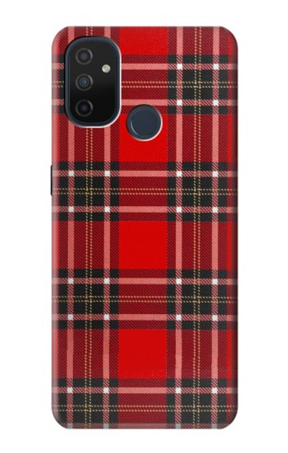 W2374 Tartan Red Pattern Hard Case and Leather Flip Case For OnePlus Nord N100