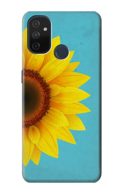 W3039 Vintage Sunflower Blue Hard Case and Leather Flip Case For OnePlus Nord N100