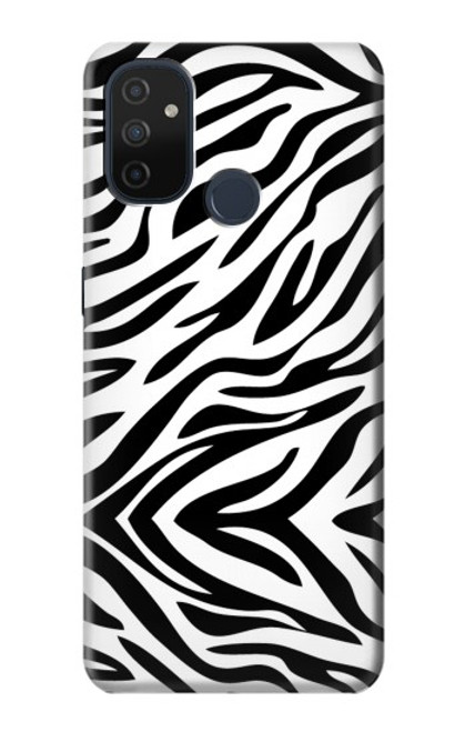 W3056 Zebra Skin Texture Graphic Printed Hard Case and Leather Flip Case For OnePlus Nord N100