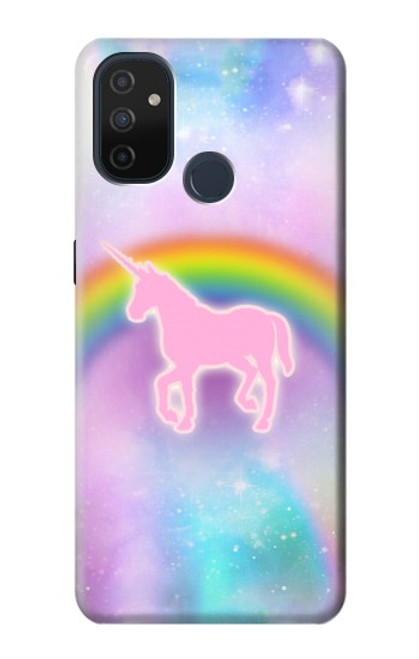 W3070 Rainbow Unicorn Pastel Sky Hard Case and Leather Flip Case For OnePlus Nord N100