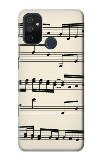 W3082 Music Sheet Hard Case and Leather Flip Case For OnePlus Nord N100