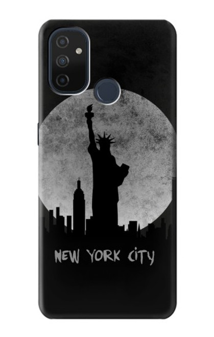 W3097 New York City Hard Case and Leather Flip Case For OnePlus Nord N100