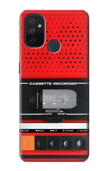 W3204 Red Cassette Recorder Graphic Hard Case and Leather Flip Case For OnePlus Nord N100