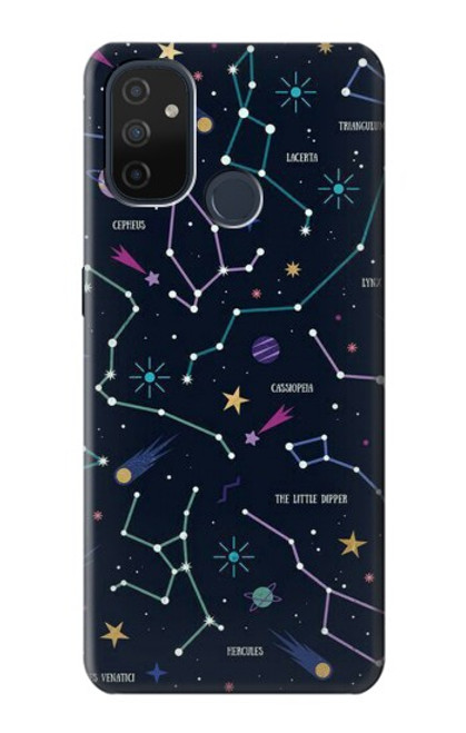 W3220 Star Map Zodiac Constellations Hard Case and Leather Flip Case For OnePlus Nord N100