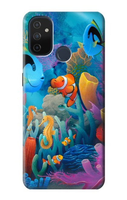 W3227 Underwater World Cartoon Hard Case and Leather Flip Case For OnePlus Nord N100