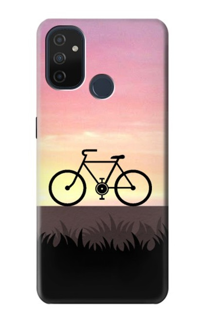 W3252 Bicycle Sunset Hard Case and Leather Flip Case For OnePlus Nord N100