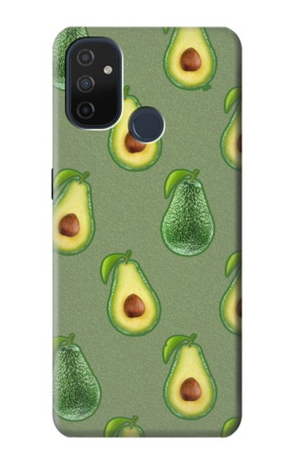 W3285 Avocado Fruit Pattern Hard Case and Leather Flip Case For OnePlus Nord N100