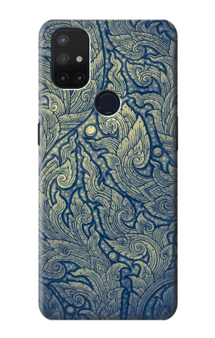 W0568 Thai Art Hard Case and Leather Flip Case For OnePlus Nord N10 5G