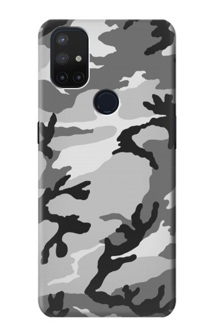 W1721 Snow Camouflage Graphic Printed Hard Case and Leather Flip Case For OnePlus Nord N10 5G