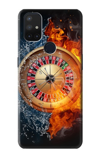 W2289 Roulette Casino Gamble Hard Case and Leather Flip Case For OnePlus Nord N10 5G