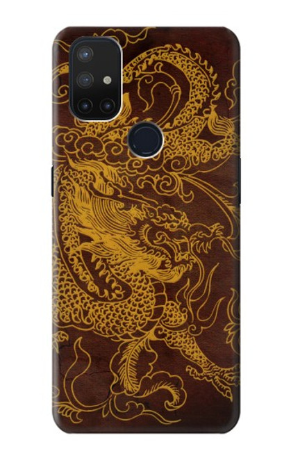 W2911 Chinese Dragon Hard Case and Leather Flip Case For OnePlus Nord N10 5G