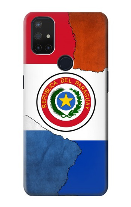 W3017 Paraguay Flag Hard Case and Leather Flip Case For OnePlus Nord N10 5G