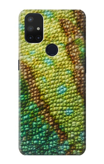 W3057 Lizard Skin Graphic Printed Hard Case and Leather Flip Case For OnePlus Nord N10 5G