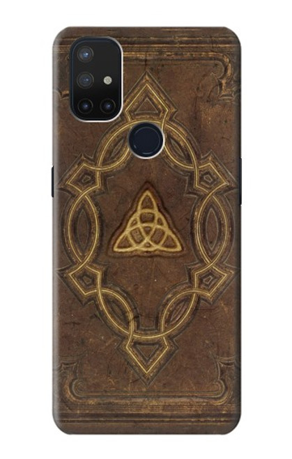 W3219 Spell Book Cover Hard Case and Leather Flip Case For OnePlus Nord N10 5G