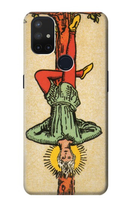 W3377 Tarot Card Hanged Man Hard Case and Leather Flip Case For OnePlus Nord N10 5G