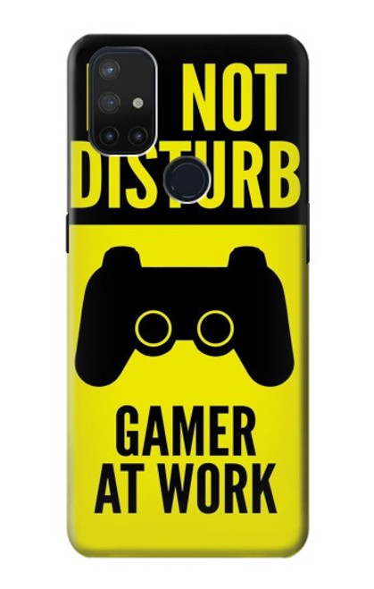 W3515 Gamer Work Hard Case and Leather Flip Case For OnePlus Nord N10 5G