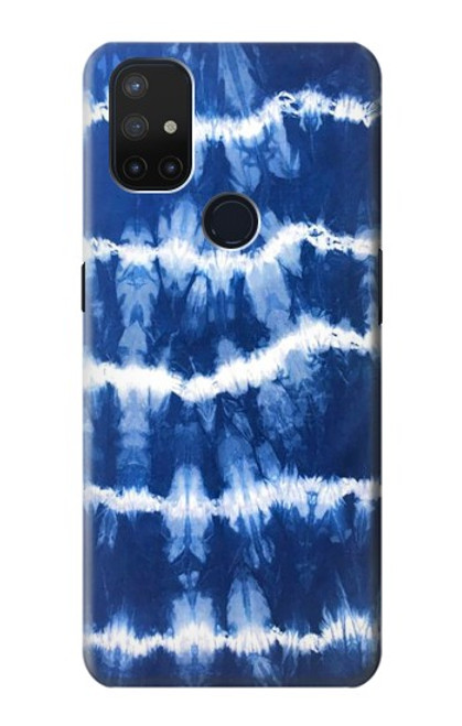 W3671 Blue Tie Dye Hard Case and Leather Flip Case For OnePlus Nord N10 5G