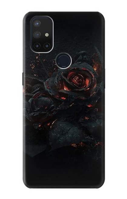 W3672 Burned Rose Hard Case and Leather Flip Case For OnePlus Nord N10 5G