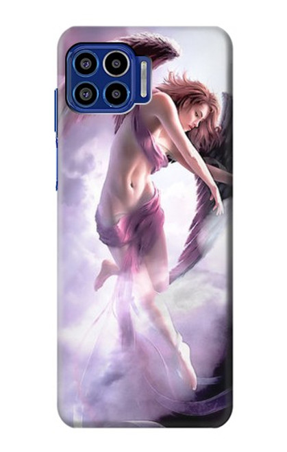 W0407 Fantasy Angel Hard Case and Leather Flip Case For Motorola One 5G