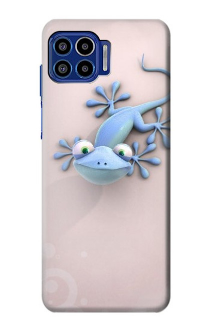 W1631 Funny Gecko Lizard Hard Case and Leather Flip Case For Motorola One 5G