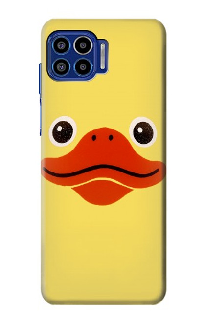 W1922 Duck Face Hard Case and Leather Flip Case For Motorola One 5G