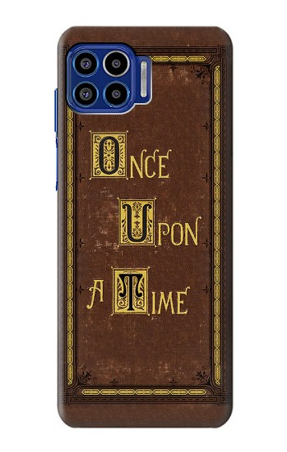 W2824 Once Upon a Time Book Cover Hard Case and Leather Flip Case For Motorola One 5G