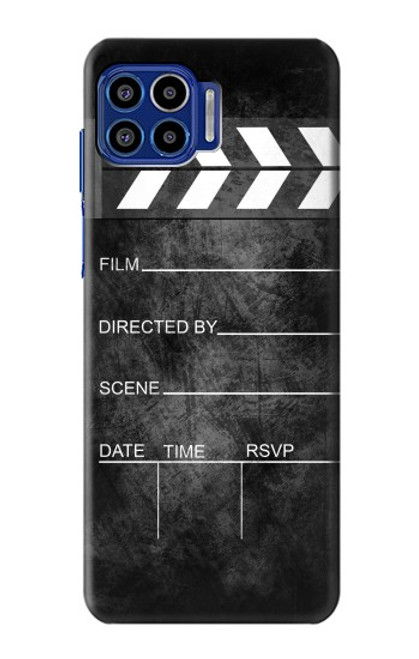 W2919 Vintage Director Clapboard Hard Case and Leather Flip Case For Motorola One 5G