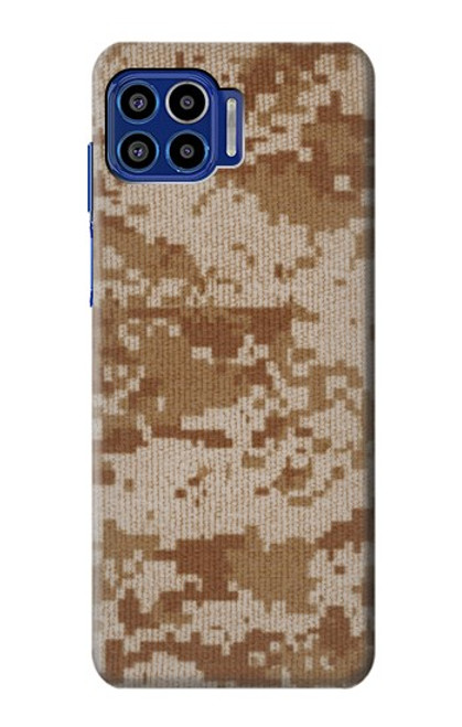 W2939 Desert Digital Camo Camouflage Hard Case and Leather Flip Case For Motorola One 5G