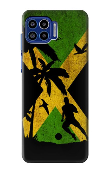 W2975 Jamaica Football Soccer Hard Case and Leather Flip Case For Motorola One 5G