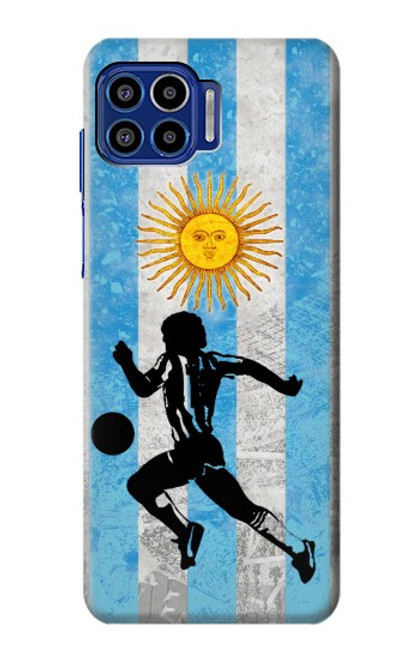 W2977 Argentina Football Soccer Hard Case and Leather Flip Case For Motorola One 5G