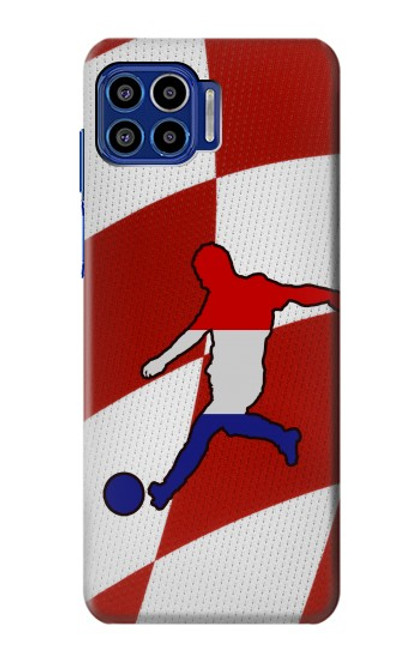 W2993 Croatia Football Soccer Hard Case and Leather Flip Case For Motorola One 5G