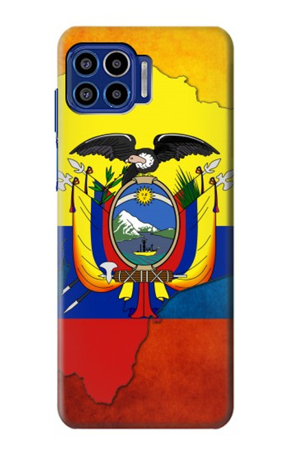 W3020 Ecuador Flag Hard Case and Leather Flip Case For Motorola One 5G