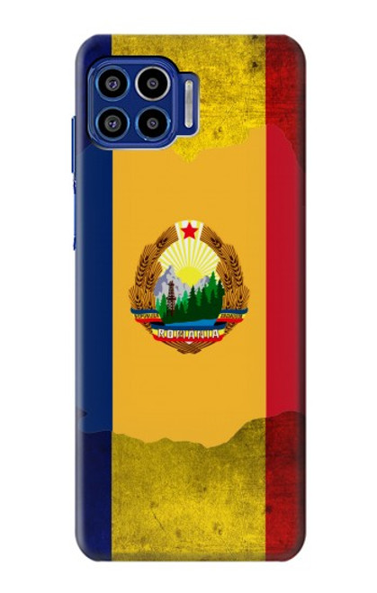 W3021 Romania Flag Hard Case and Leather Flip Case For Motorola One 5G