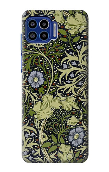 W3792 William Morris Hard Case and Leather Flip Case For Motorola One 5G