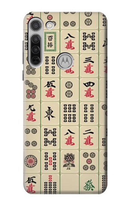 W0802 Mahjong Hard Case and Leather Flip Case For Motorola Moto G8