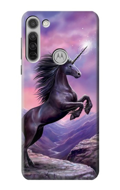 W1461 Unicorn Fantasy Horse Hard Case and Leather Flip Case For Motorola Moto G8