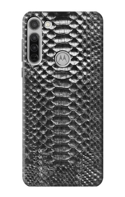 W2090 Python Skin Graphic Printed Hard Case and Leather Flip Case For Motorola Moto G8