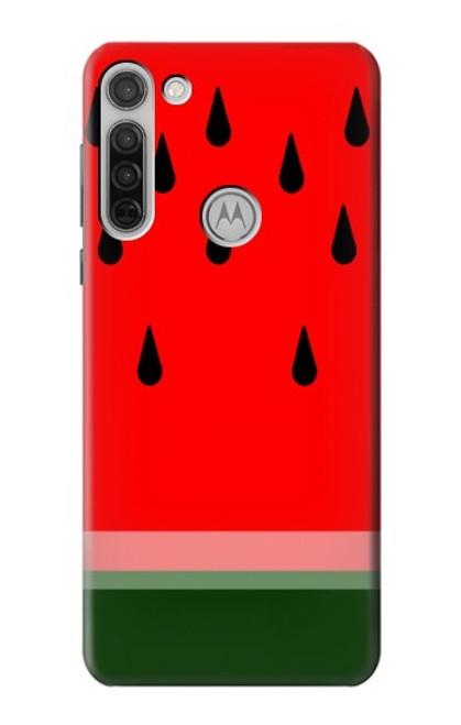 W2403 Watermelon Hard Case and Leather Flip Case For Motorola Moto G8