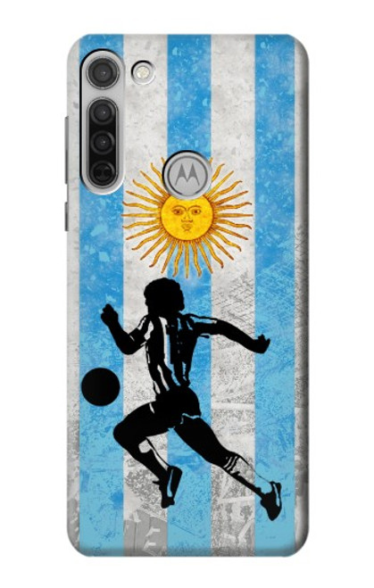 W2977 Argentina Football Soccer Hard Case and Leather Flip Case For Motorola Moto G8