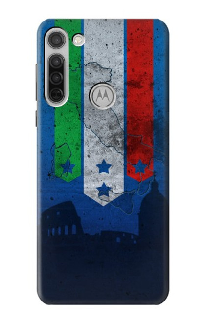 W2983 Italy Football Soccer Hard Case and Leather Flip Case For Motorola Moto G8