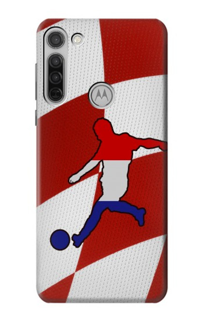 W2993 Croatia Football Soccer Hard Case and Leather Flip Case For Motorola Moto G8