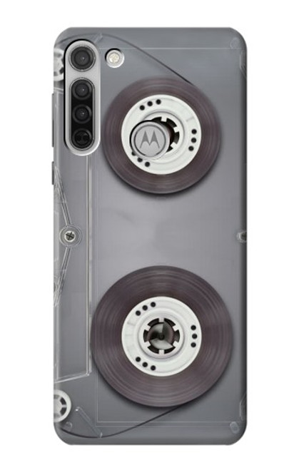 W3159 Cassette Tape Hard Case and Leather Flip Case For Motorola Moto G8