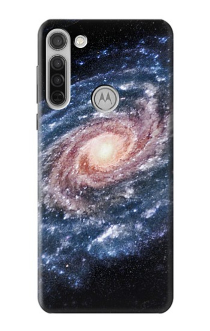 W3192 Milky Way Galaxy Hard Case and Leather Flip Case For Motorola Moto G8