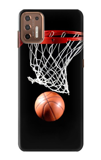 W0066 Basketball Hard Case and Leather Flip Case For Motorola Moto G9 Plus