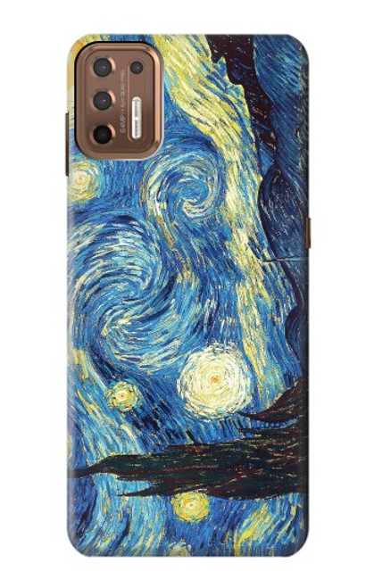 W0213 Van Gogh Starry Nights Hard Case and Leather Flip Case For Motorola Moto G9 Plus