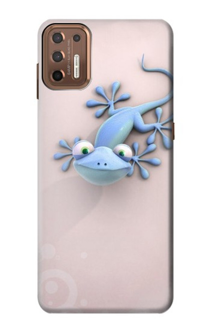 W1631 Funny Gecko Lizard Hard Case and Leather Flip Case For Motorola Moto G9 Plus