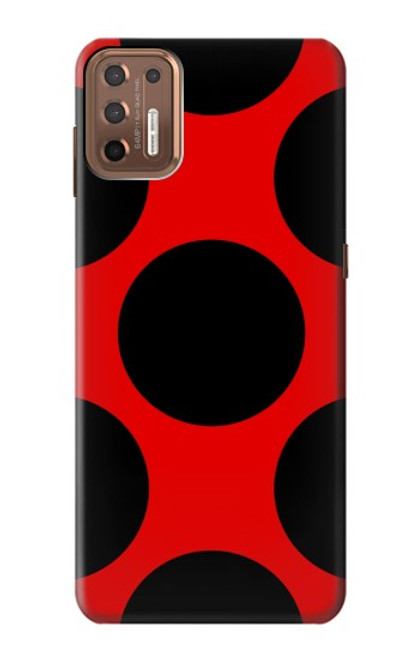 W1829 Ladybugs Dot Pattern Hard Case and Leather Flip Case For Motorola Moto G9 Plus